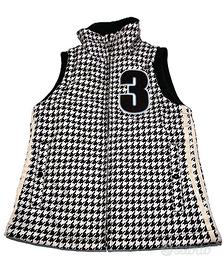 Gilet Adidas Bianco Nero Regular - Taglia S Ottime