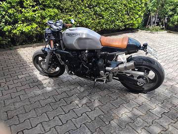 triumph  trophy  cafe racer 