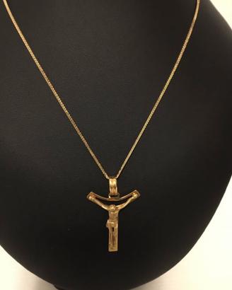 Croce in Oro giallo 18Kt