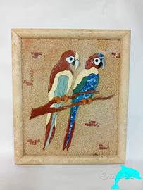 QUADRO IN MARMI POLICROMI FATTO A MANO