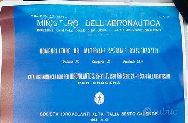 Nomenclatore idrovolante SIAI s55x