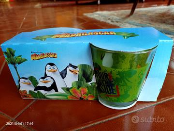 Bicchieri N.2 Cartone Animato Madagascar