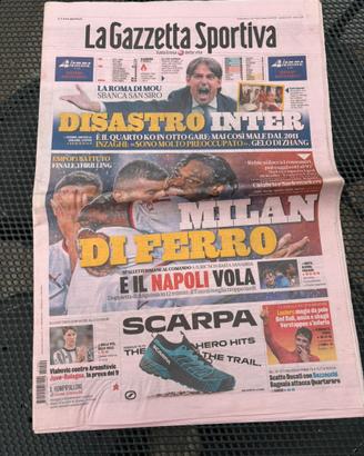 Gazzetta Dello Sport Calcio Serie A 2 Ottobre 2022