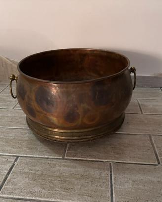vaso o portavaso in rame