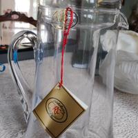 Caraffa cristallo argento