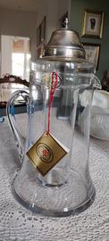 Caraffa cristallo argento