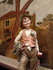 statuetta Giuseppe Armani country boy  Capodimonte