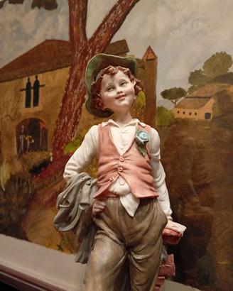 statuetta Giuseppe Armani country boy  Capodimonte