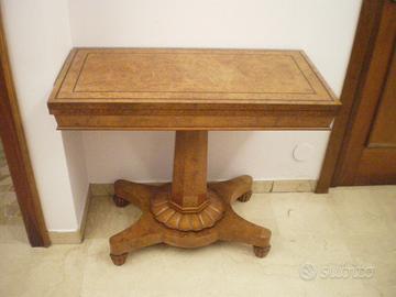 Tavolo da gioco carte in radica