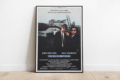 #120 - Poster Locandina Film "The Blues Brothers"