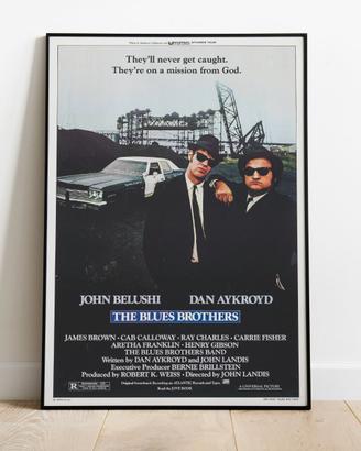 #120 - Poster Locandina Film "The Blues Brothers"
