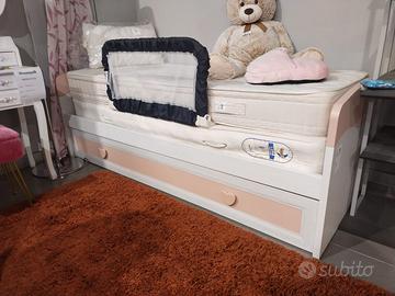 Codice: 268848  LETTO SINGOLO COLORE BIANCO CON IN