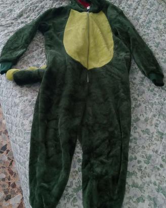 Costume dinosauro per bimbo da 7-9 anni