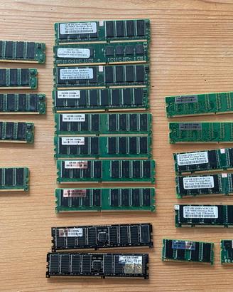 Lotto RAM vintage PC – DDR1 / SDRAM PC133 – 512MB 