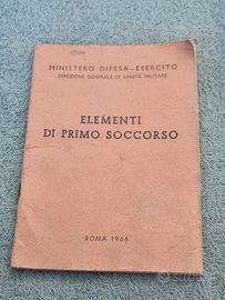 Libretto militare della sanità primo soccorso 