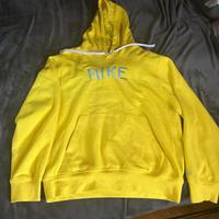 Felpa Nike gialla taglia M