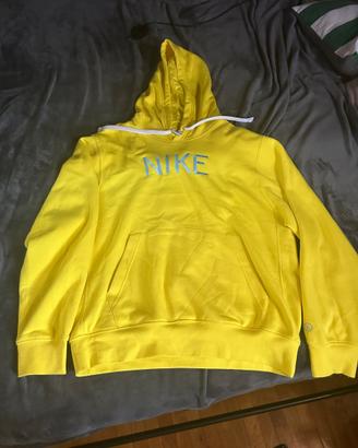 Felpa Nike gialla taglia M
