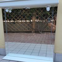Grande specchio per bagno con luci led 