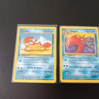 Krabby & Kingler – Fossil Prima Edizione – Lotto U