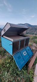 Carrello trasporto cani e attrezzature venatoria