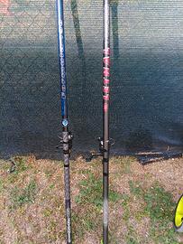 canne da pesca colmic 7 e 6 metri
