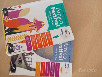 libro di antologia Amico Festival 1"e Mito ed epic