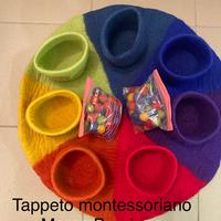 Tappeto montessoriano rainbow