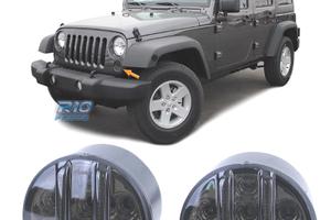 FRECCIE ANTERIORI JEEP WRANGLER JK 07-17 LED NERO 
