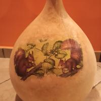 Damigiane dipinte decoupage