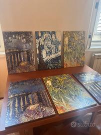 Set 6 Quadri Van Gogh specchiati