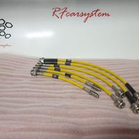 Alfa Romeo Giulia Kit di 6 tubi freno aeronautici 