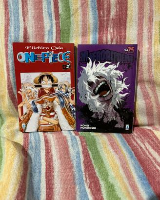 MANGA ONE PIECE E MY HERO ACADEMIA