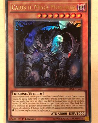 Yugioh caius il mega monarca sece it035 ultra 1ª e