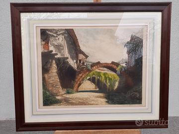 Stampa antica con cornice