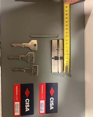 Cilindro serratura CISA axis P8 40/50