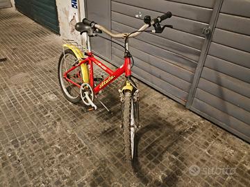 Bici Atala bambini vintage rossa 20" usato