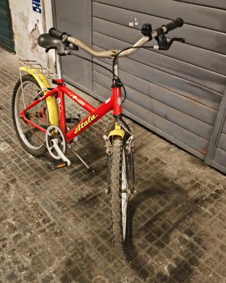 Bici Atala bambini vintage rossa 20" usato