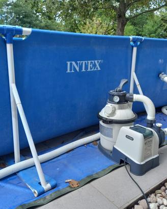 Piscina Intex e pompa a sabbia Intex