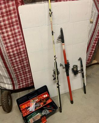 Canne da pesca + Valigetta