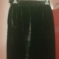 gonna in velluto  nero