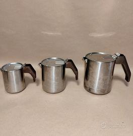 Tre lattiere Alessi vintage