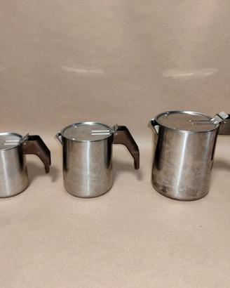 Tre lattiere Alessi vintage