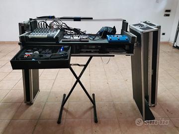 FLY CASE per Controller, PC, radio mic e mixer