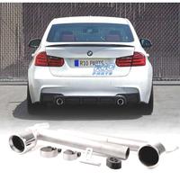 KIT SCARICO CON TERMINALI BMW F30 F31 LOOK M PERFO