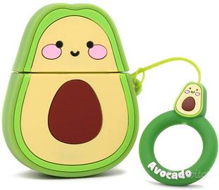 Cover 3D Silicone Avocado Custodia per Airpods 1&2