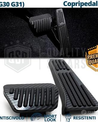 COPRIPEDALI BMW Serie 5 G30 G31 Pedaliere CARBONIO
