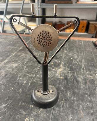 Microfono d'epoca a molla da tavolo anni 30/40