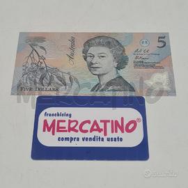 BANCONOTA AUSTRALIA 5 DOLLARI 1992 POLIMERO