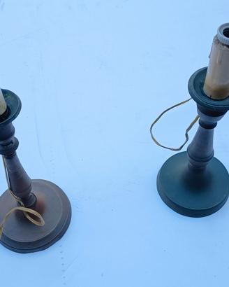 lampade in metallo vintage