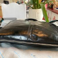 Piquadro borsa porta pc nero pelle blue square